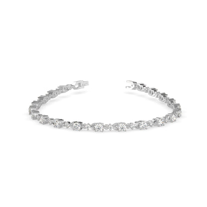 Classic Rose Tennis Bracelet
