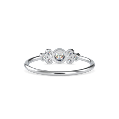 Scattered Bezel Cluster Ring