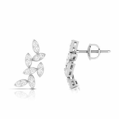 Leaf Vine Climber Earrings