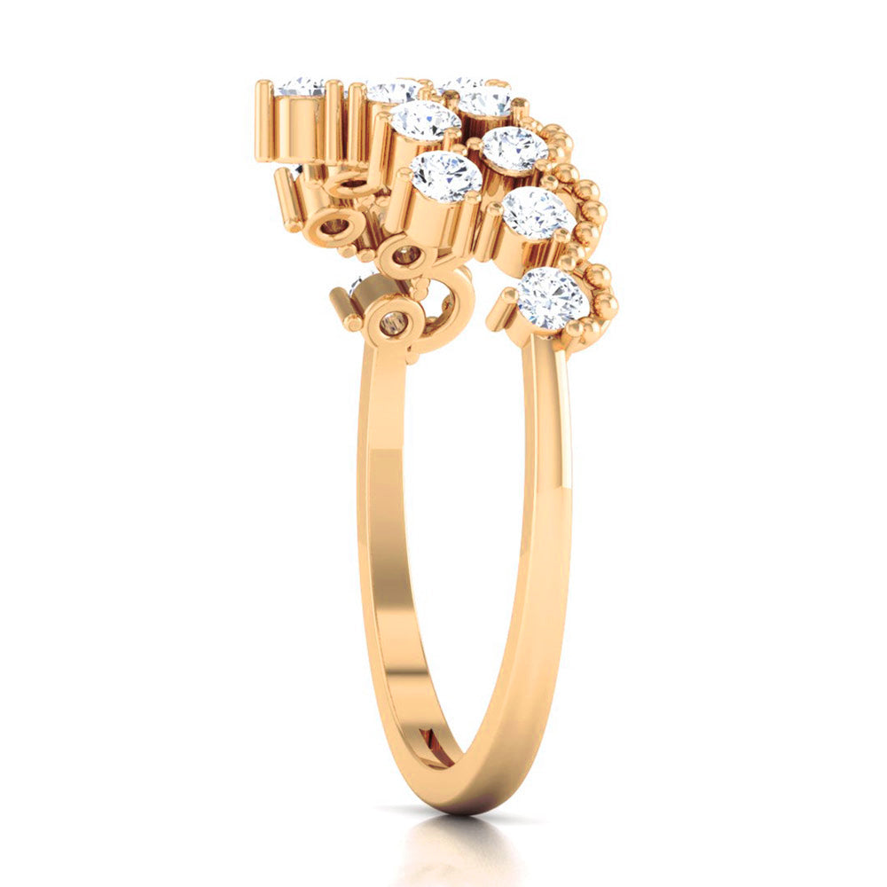 Tiara Cluster Diamond Ring