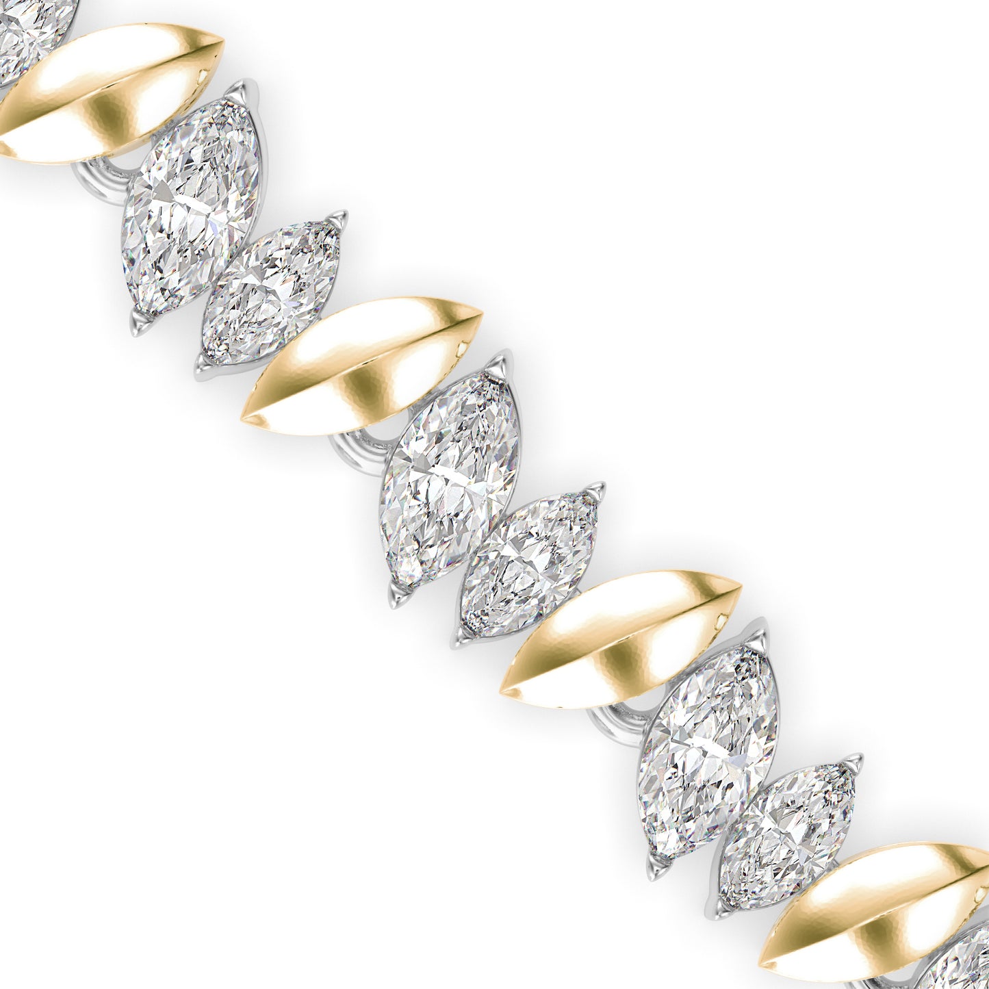 Kite Cluster Tennis Bracelet