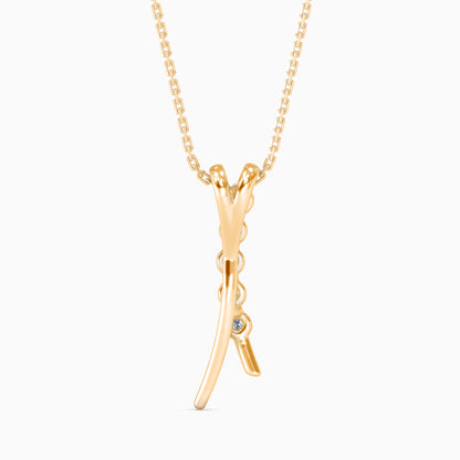 Diamond Journey Drop Pendant