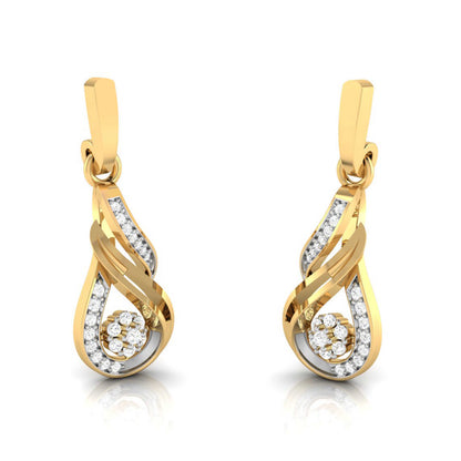 Infinity Swirl Blossom Earrings