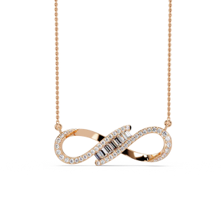 Eternal Infinity Diamond Chain Pendant