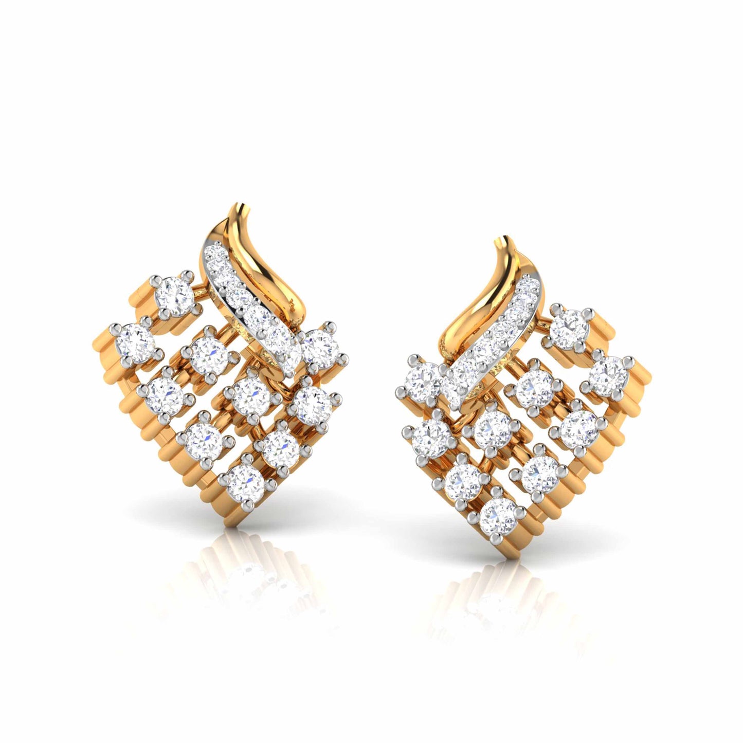 Kite Cluster Stud Earrings