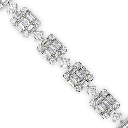 Pavé Link Diamond Bracelet