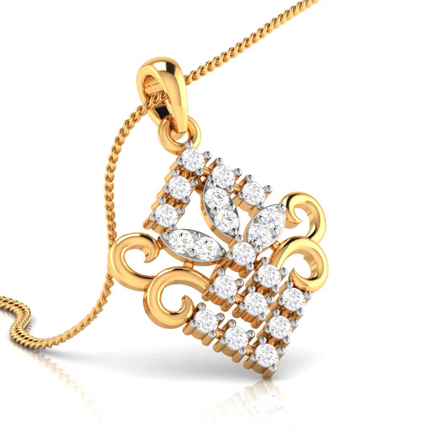 Filigree Kite Cluster Pendant