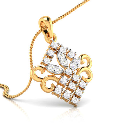 Filigree Kite Cluster Pendant
