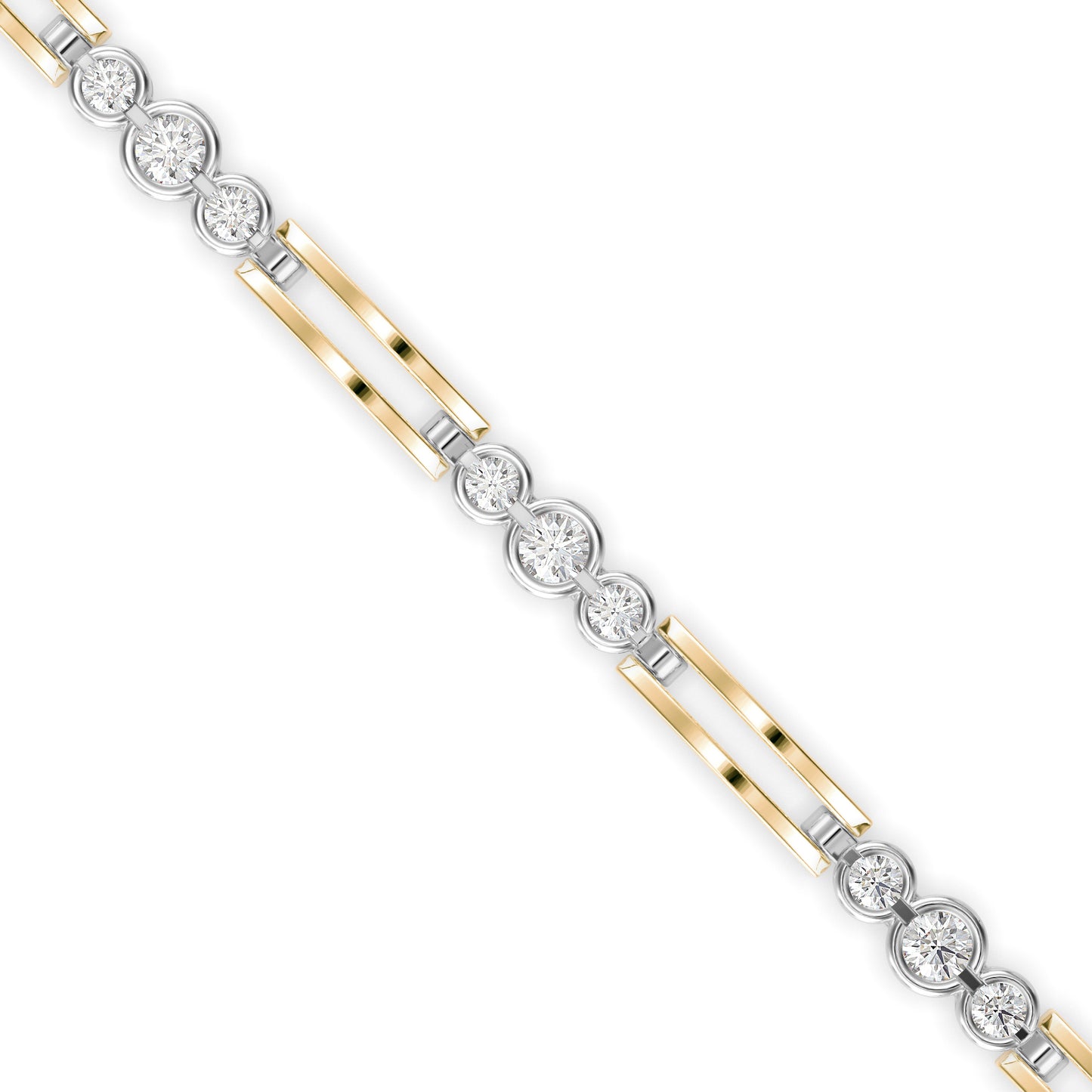 Station Bar Diamond Bracelet