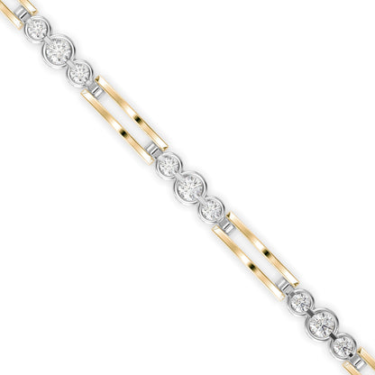 Station Bar Diamond Bracelet