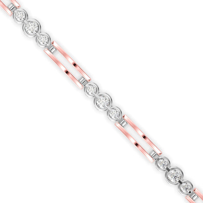 Station Bar Diamond Bracelet