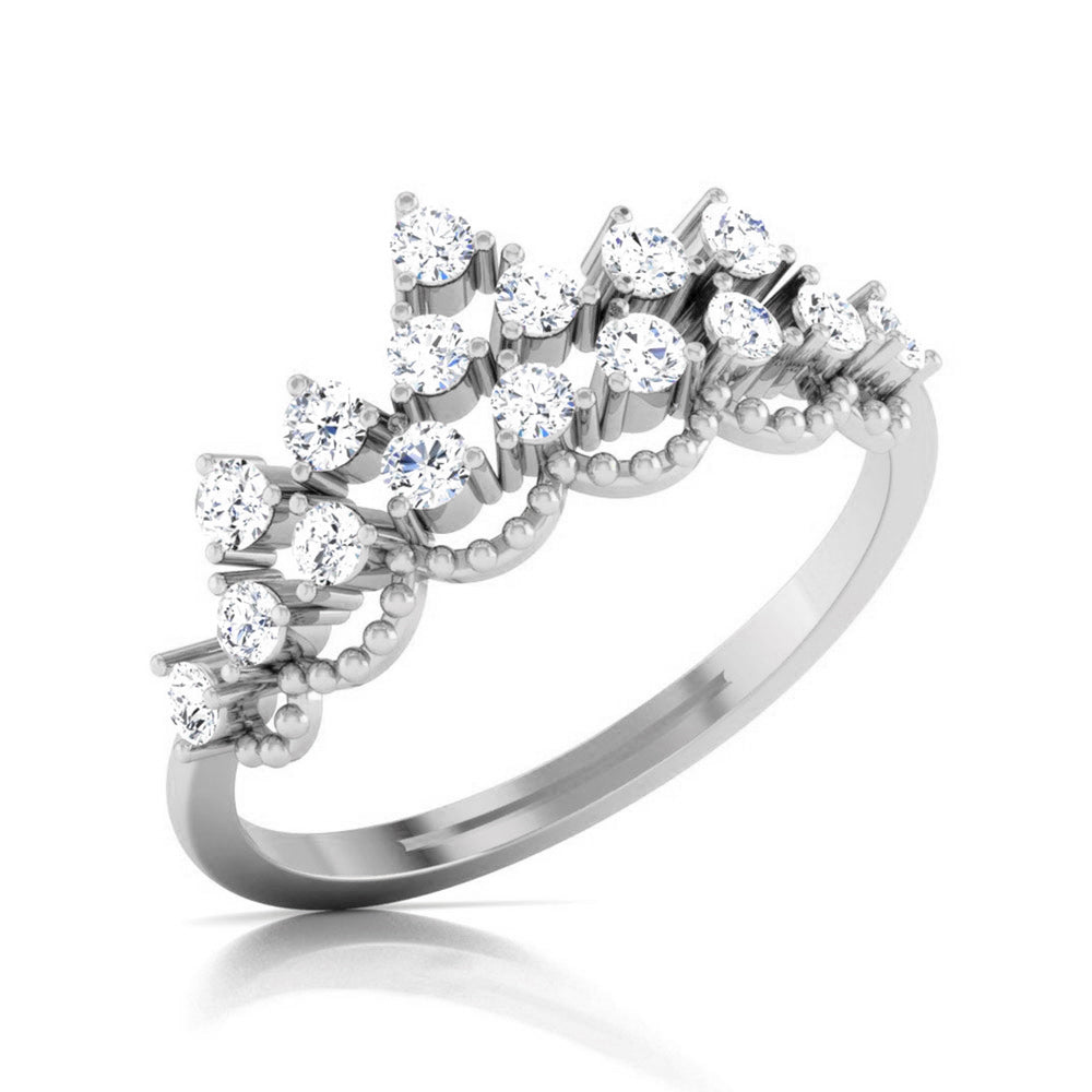 Tiara Cluster Diamond Ring