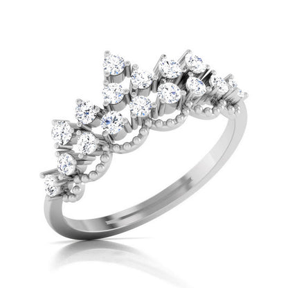 Tiara Cluster Diamond Ring
