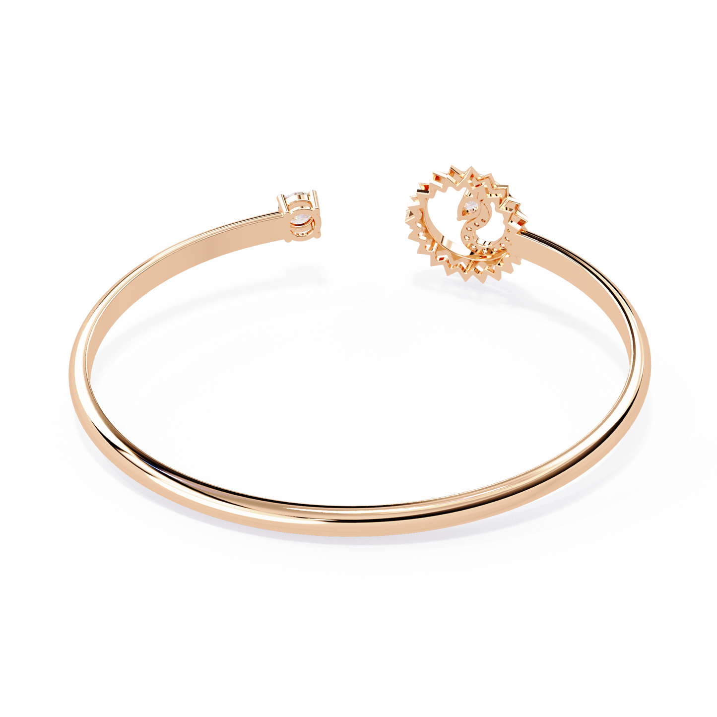 Sunburst Open Cuff Bracelet