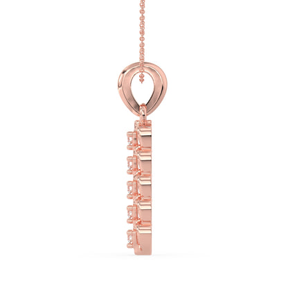 Graduated Heart Drop Pendant