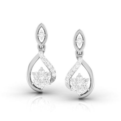 Infinity Blossom Drop Earrings