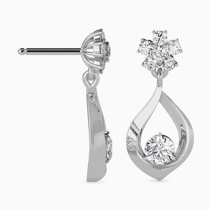Blossom Teardrop Drop Earrings