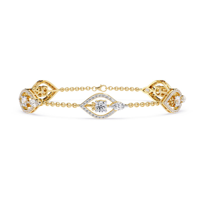 Marquise Station Chain Bracelet