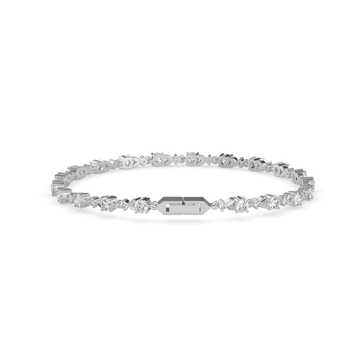 Classic Rose Tennis Bracelet