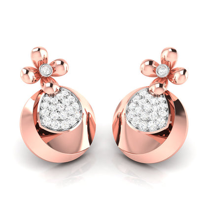 Blossom Teardrop Stud Earrings