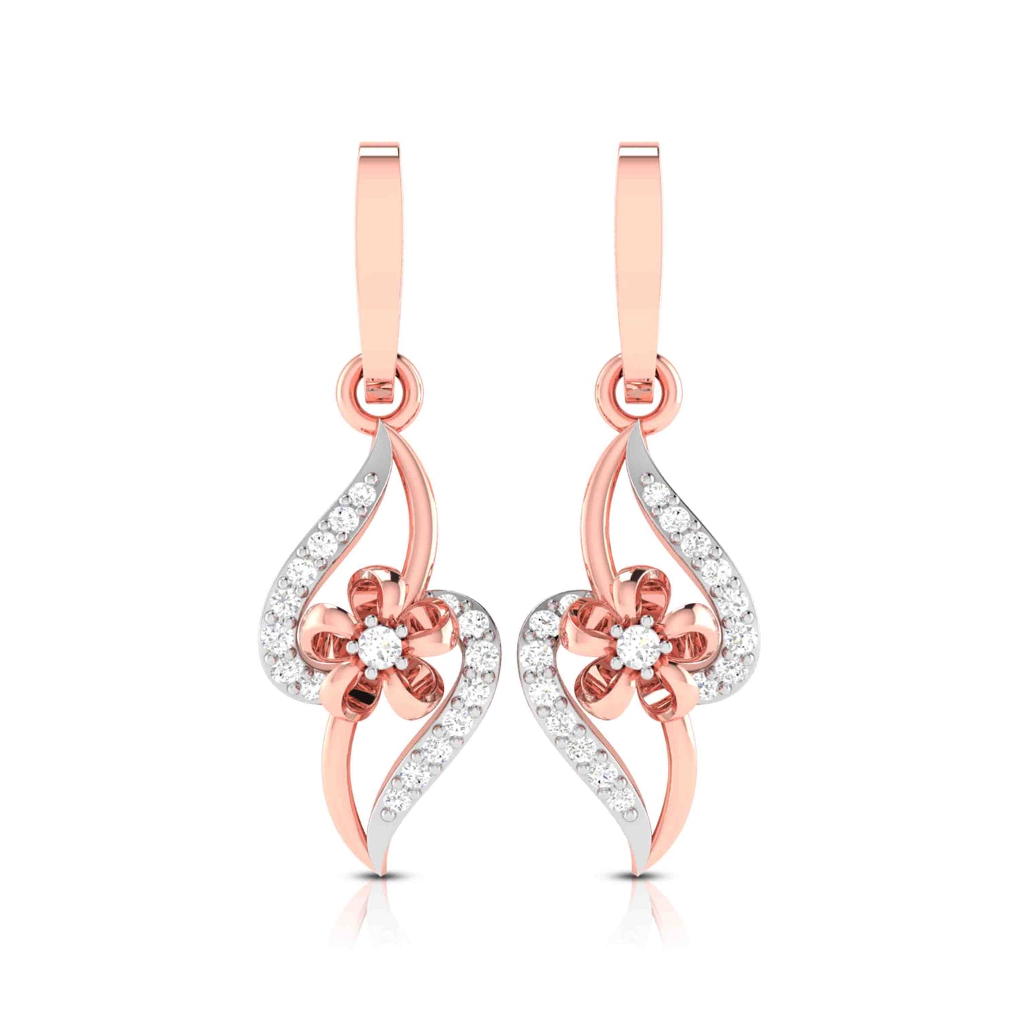 Twist Blossom Drop Earrings