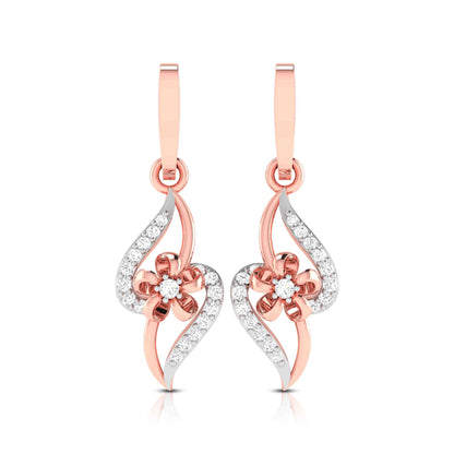 Twist Blossom Drop Earrings
