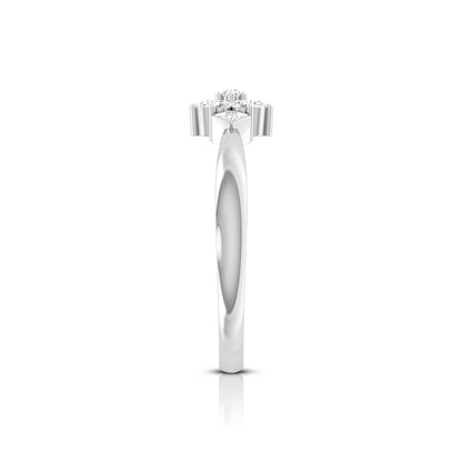 Marquise Blossom Cluster Ring