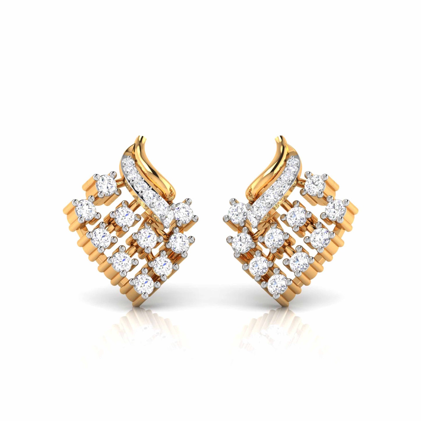 Kite Cluster Stud Earrings