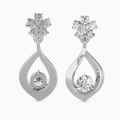 Blossom Teardrop Drop Earrings
