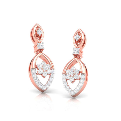 Marquise Frame Drop Earrings