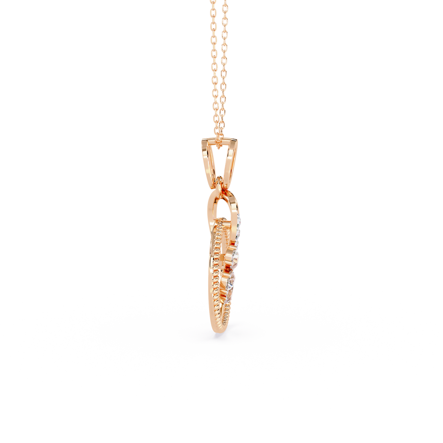 Infinity Circle Blossom Pendant