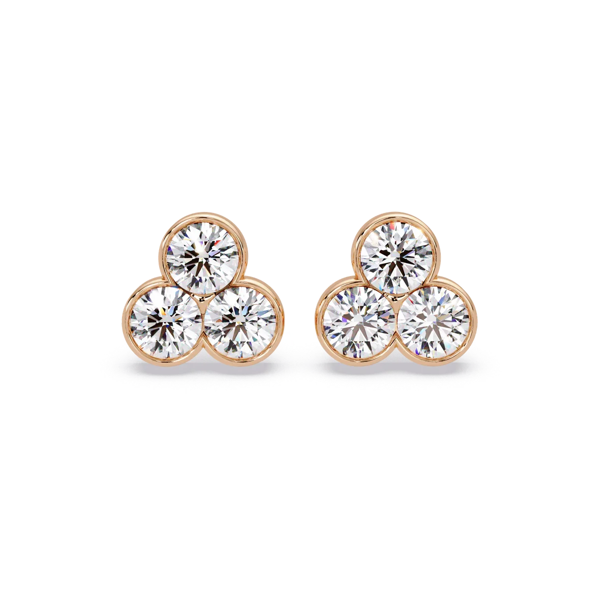 Clover Glow Diamond Earrings - Origine Diamonds lab-grown diamond jewellery