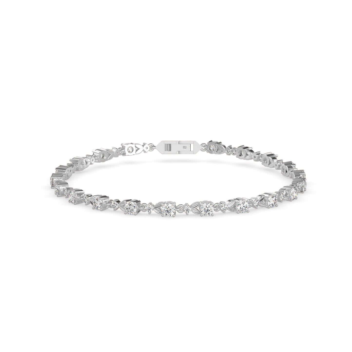 Classic Rose Tennis Bracelet