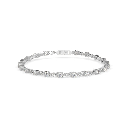 Classic Rose Tennis Bracelet