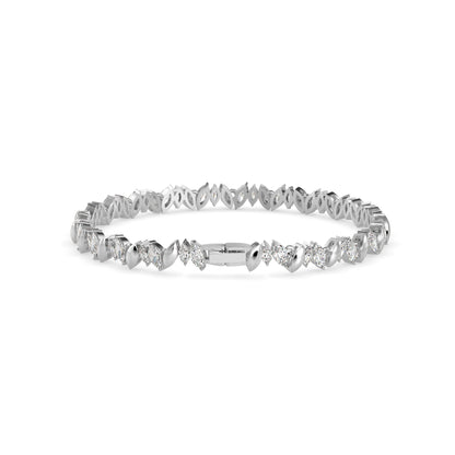 Kite Cluster Tennis Bracelet