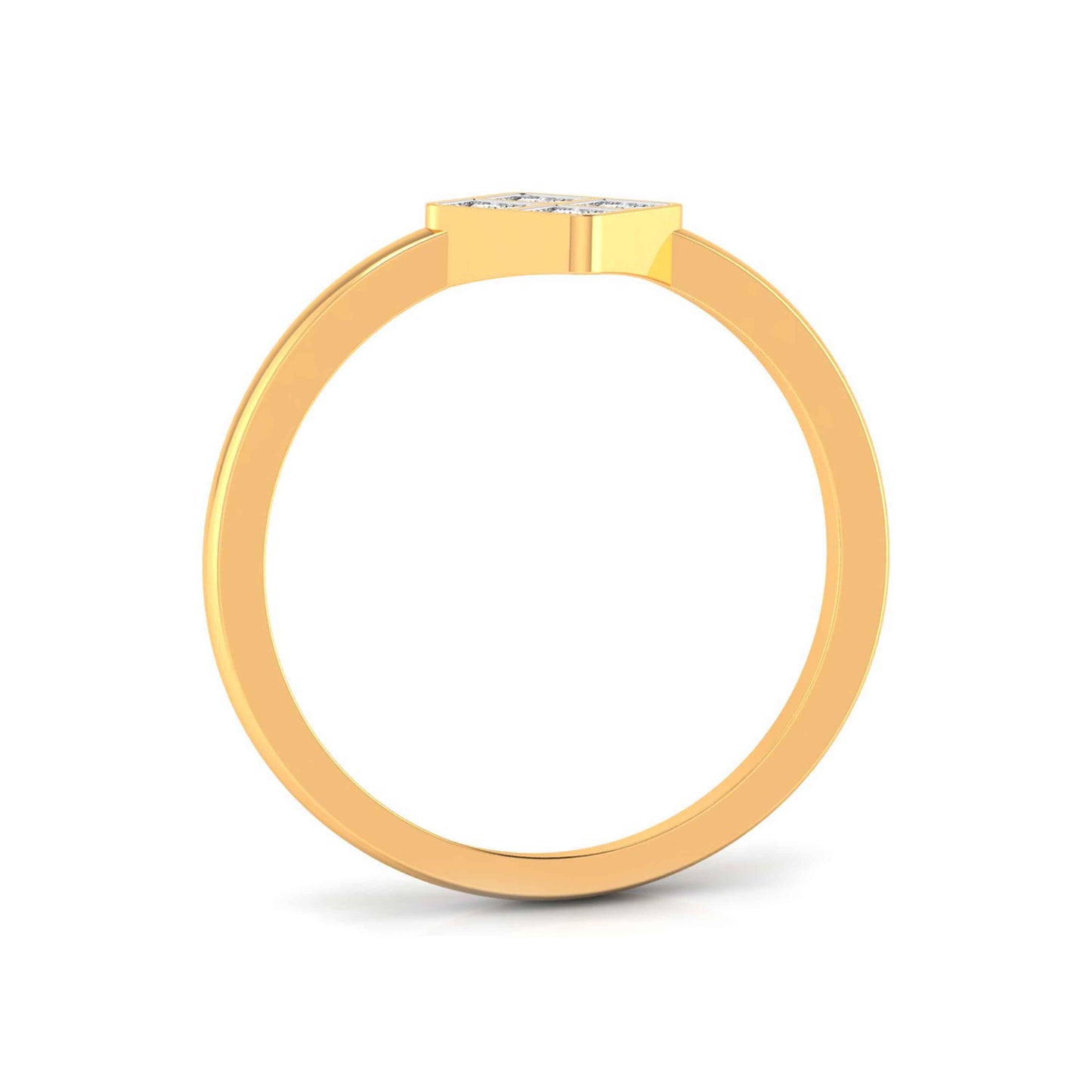 Quad Cluster Square Ring