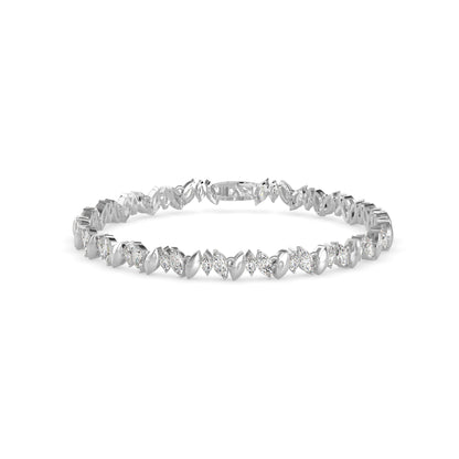 Kite Cluster Tennis Bracelet