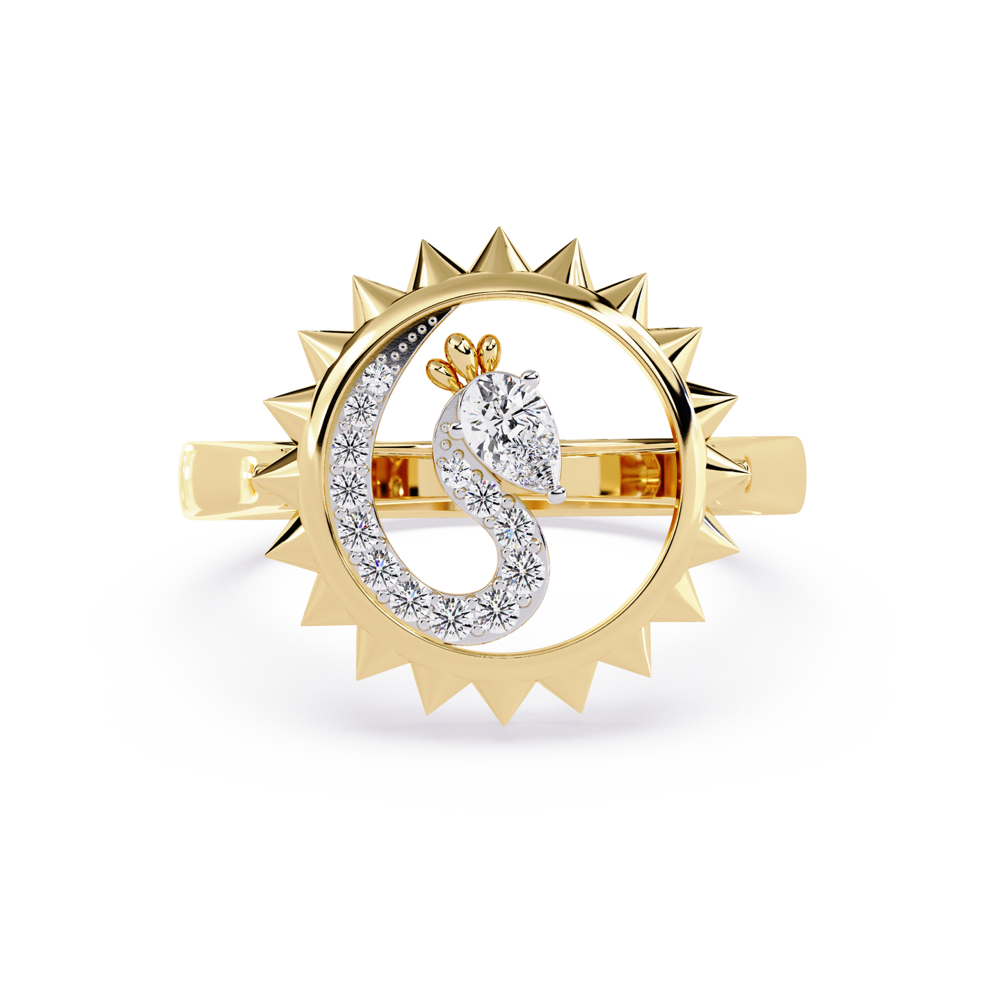 Sun & Moon Diamond Ring - Origine Diamonds lab-grown diamond jewellery