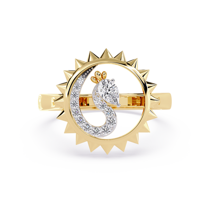 Sun & Moon Diamond Ring - Origine Diamonds lab-grown diamond jewellery
