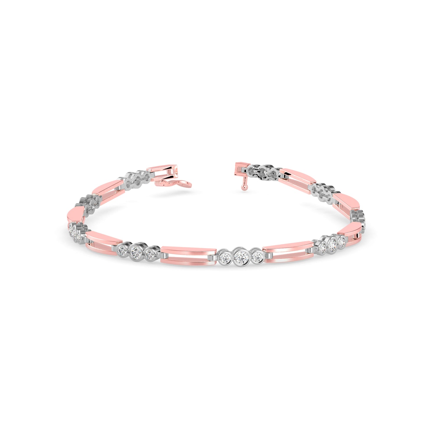 Station Bar Diamond Bracelet