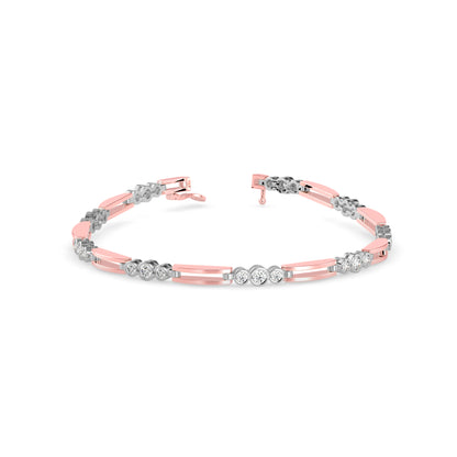 Station Bar Diamond Bracelet