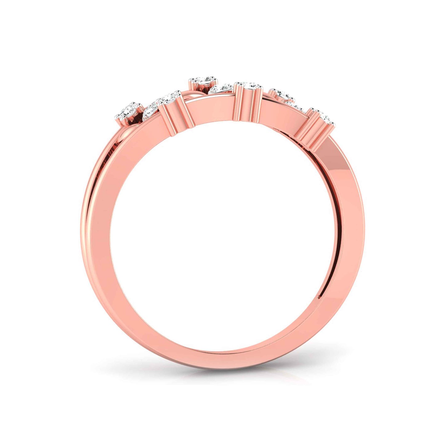 Scattered Blossom Vine Ring