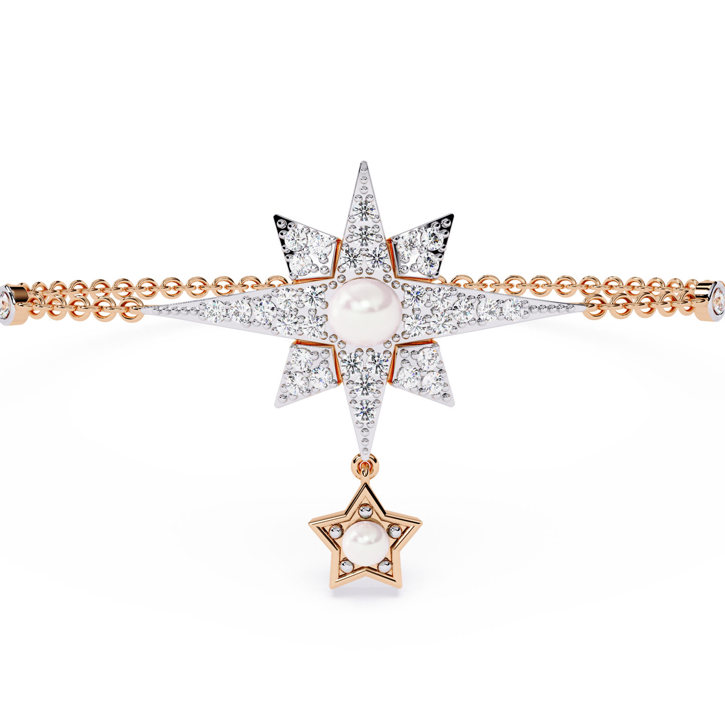 Starburst Charm Chain Bracelet