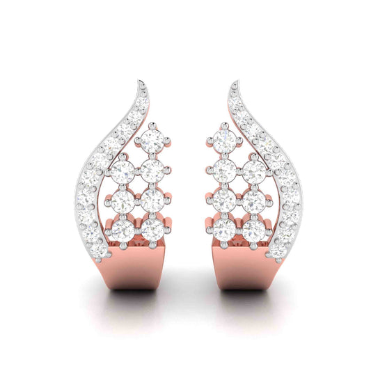 Feathered Wing Diamond Earrings - Origine Diamonds lab-grown diamond jewellery