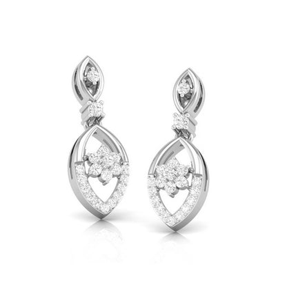 Marquise Frame Drop Earrings