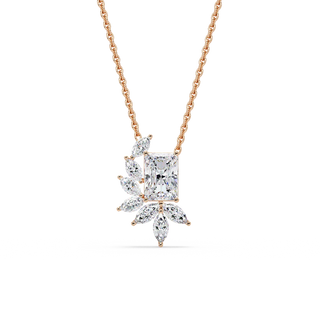 Radiant Laurel Halo Chain Pendant