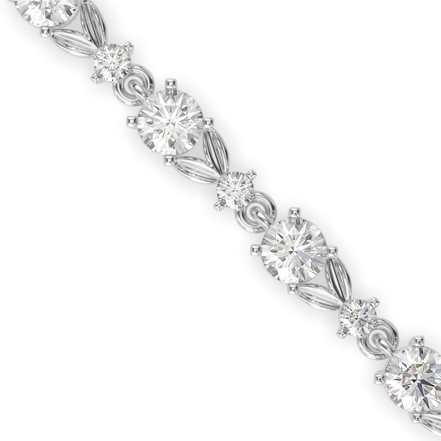 Classic Rose Tennis Bracelet
