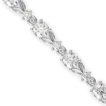 Classic Rose Tennis Bracelet