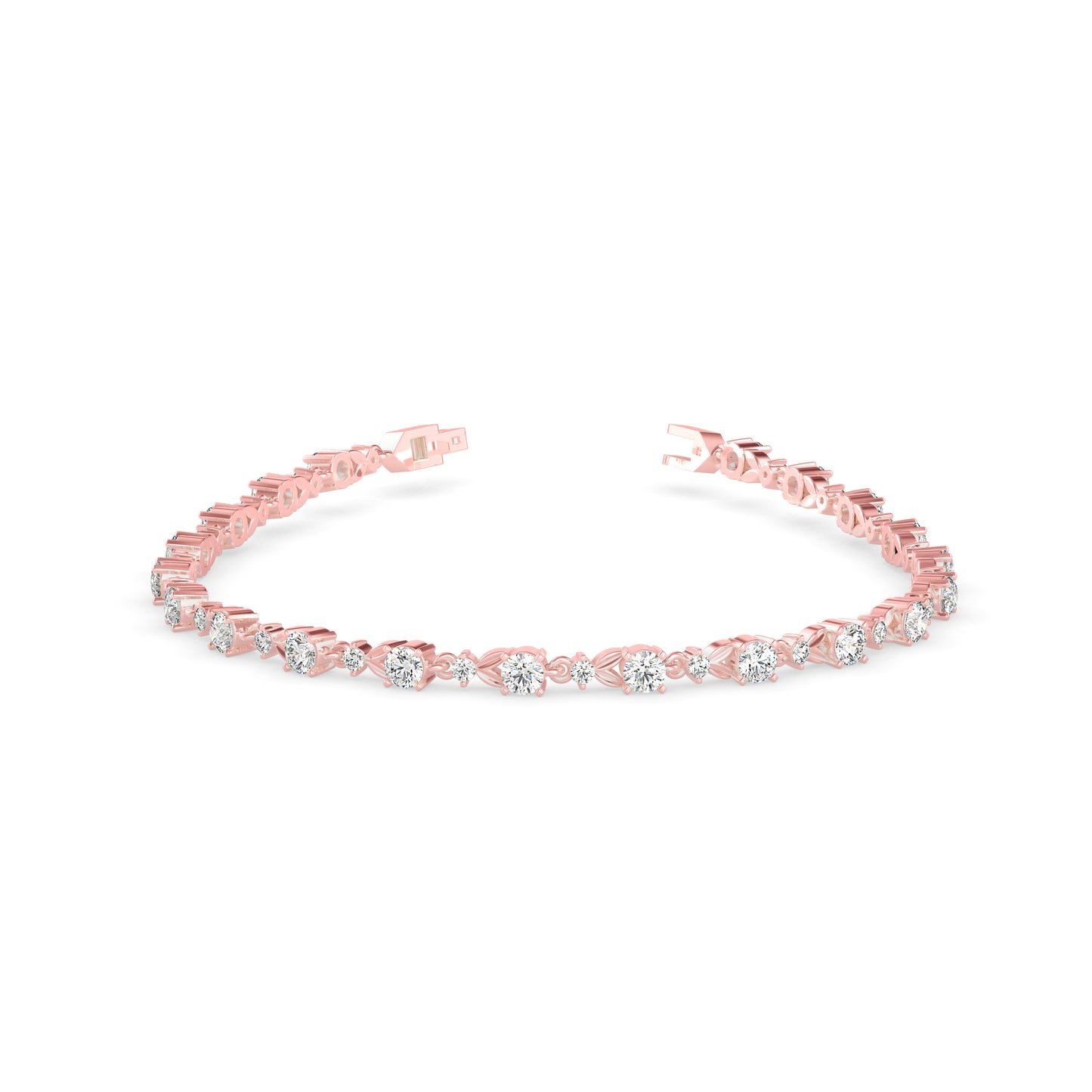 Classic Rose Tennis Bracelet