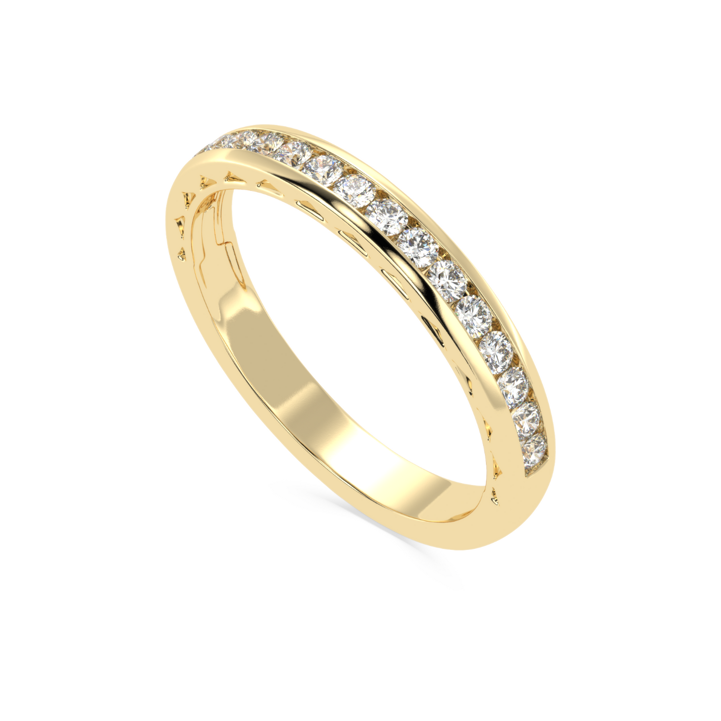 Channel Set Eternity Band